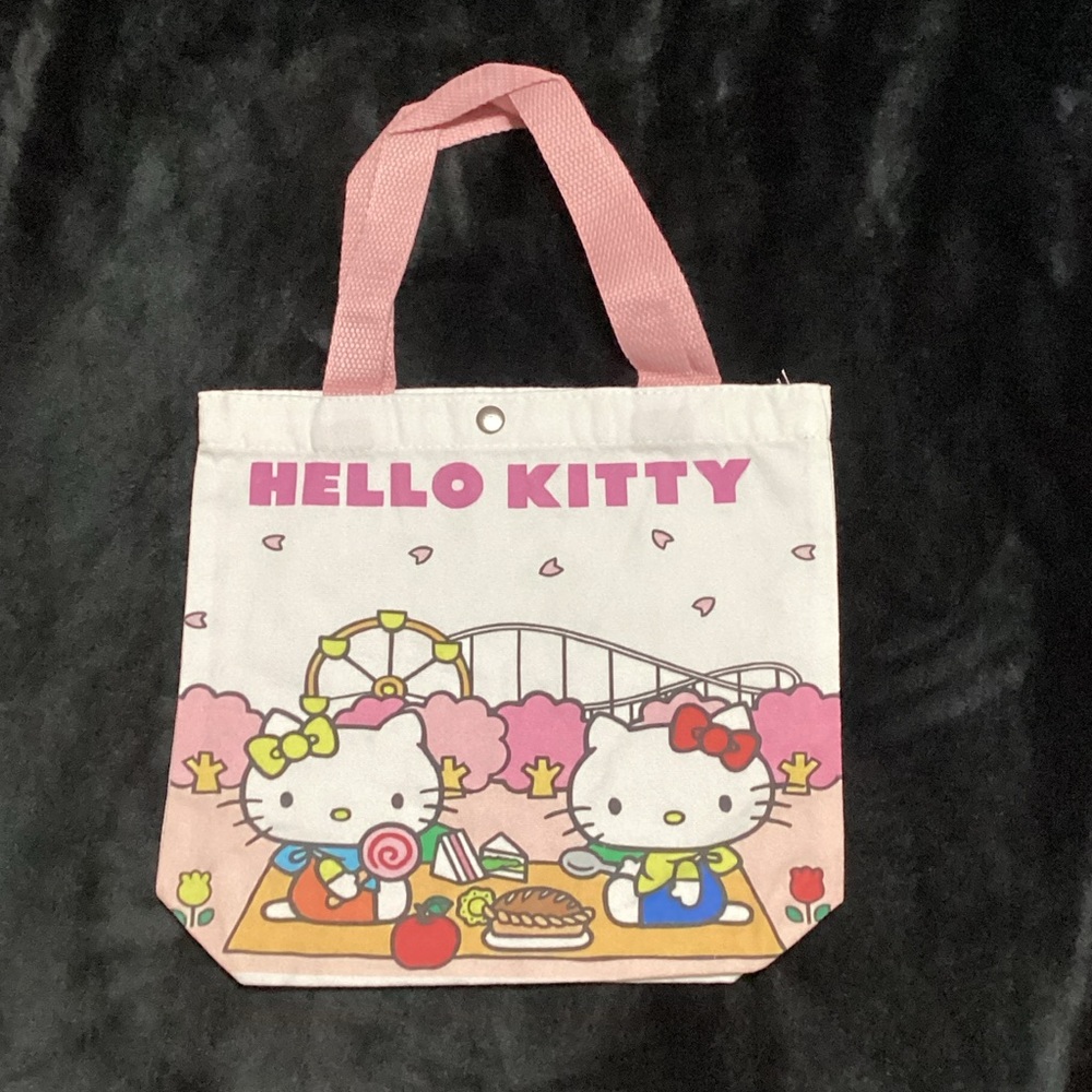 ⭐ 5 for $30 Mix & Match Items.. 
Hello Kitty Pink and White Picnic Tote